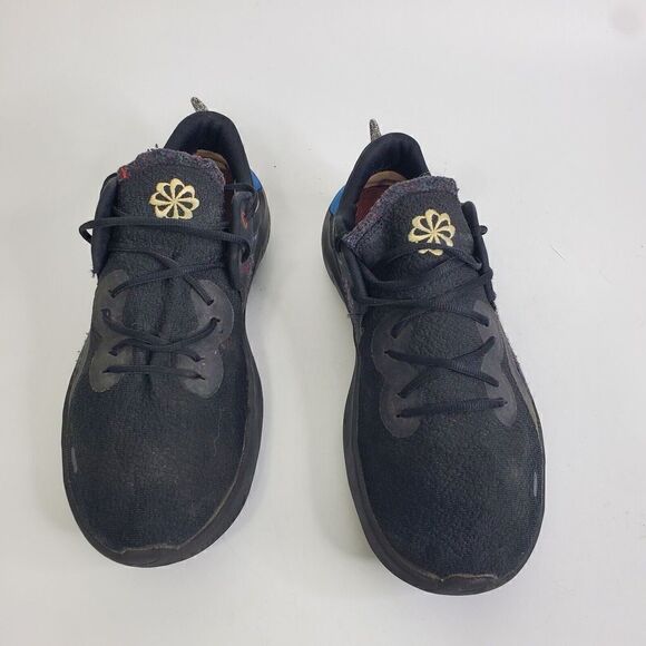 Nike Flex Run 2021 Shoes Mens Size 8 Black Melon Tint Light Blue CW3408-001 - Picture 8 of 15